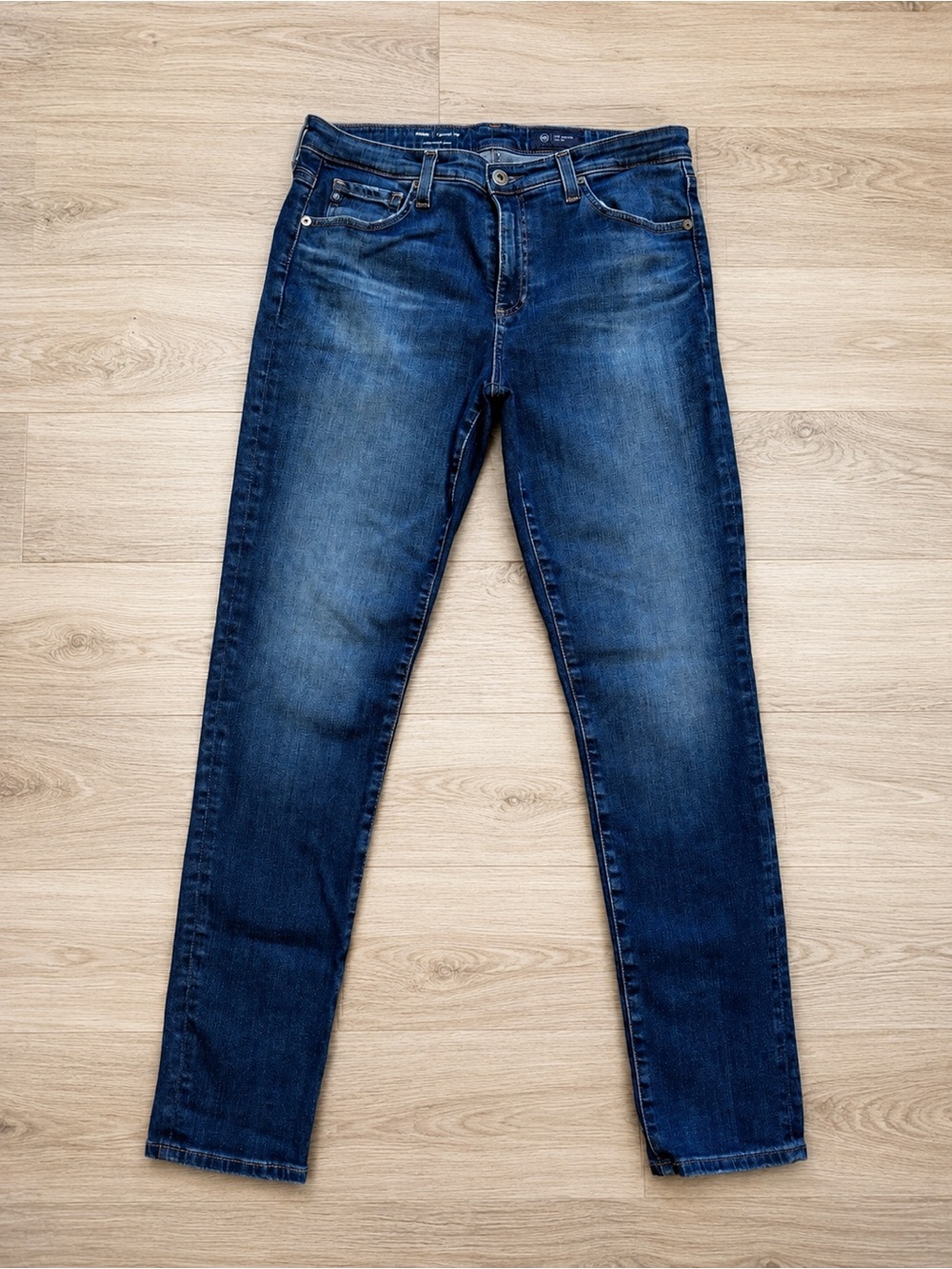 AG Adriano Goldschmied Prima Cigarette Leg Jeans Women’s 30 Dark Wash Stretch